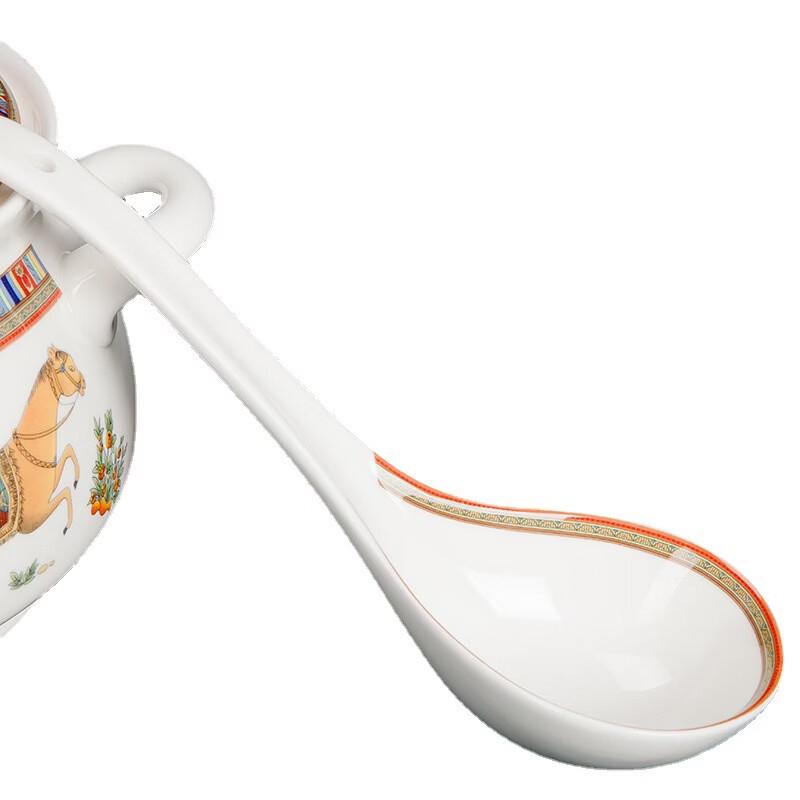 Chu Yi Qi 'Successful Horse' 58-Piece Bone China Dinnerware Set