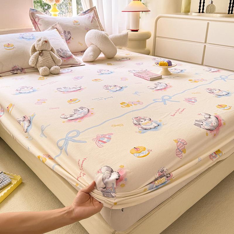 100% cotton Class A maternal and infant grade pure cotton abraded mattress single-piece bedspread Simmons mattress cover protective cover