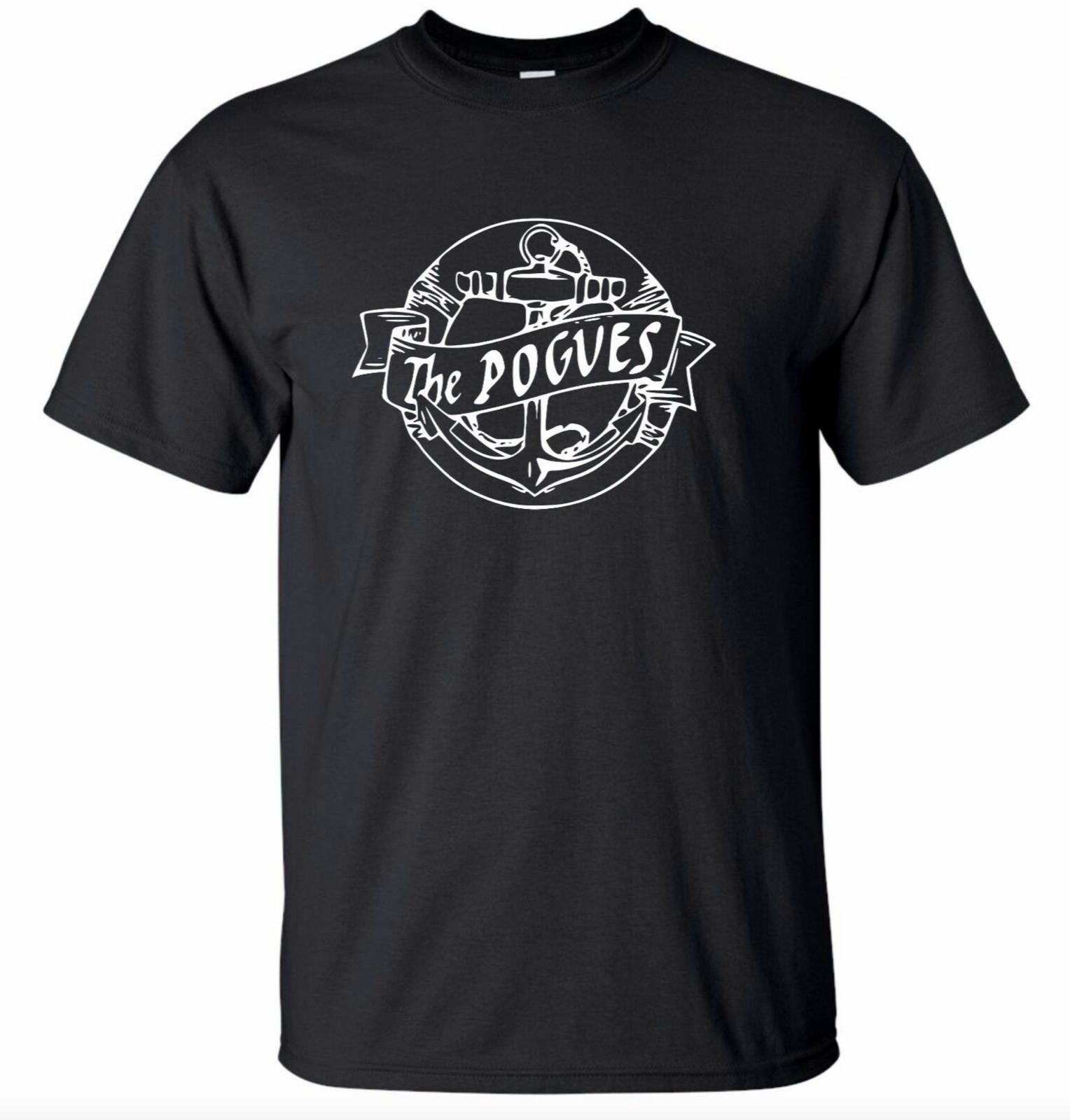 The Pogues T-Shirt Anchor Logo Irish Punk Unisex UK Fast Free Post XXXXL