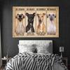 Funny Dogs Canvas Painting Animal Be Better Posters and Prints Wall Art Pictures for Living Room Modern Home Decor No Frame
