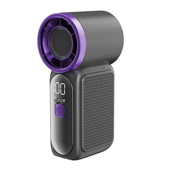 X688 High-Speed Mini Handheld USB Fan: Long Battery Life, Portable, Turbine-Powered for Outdoor Use