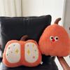 Soft Pumpkin Cartoon Plush For Sofa Bed Office Car Lumbar Cushion And Rest