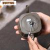 300ml Handmade Yixing Purple Clay Teapots Handmade Square Bamboo Joint Pot Raw Ore Crust Green Mud Kettle Chinese Zisha Tea Set