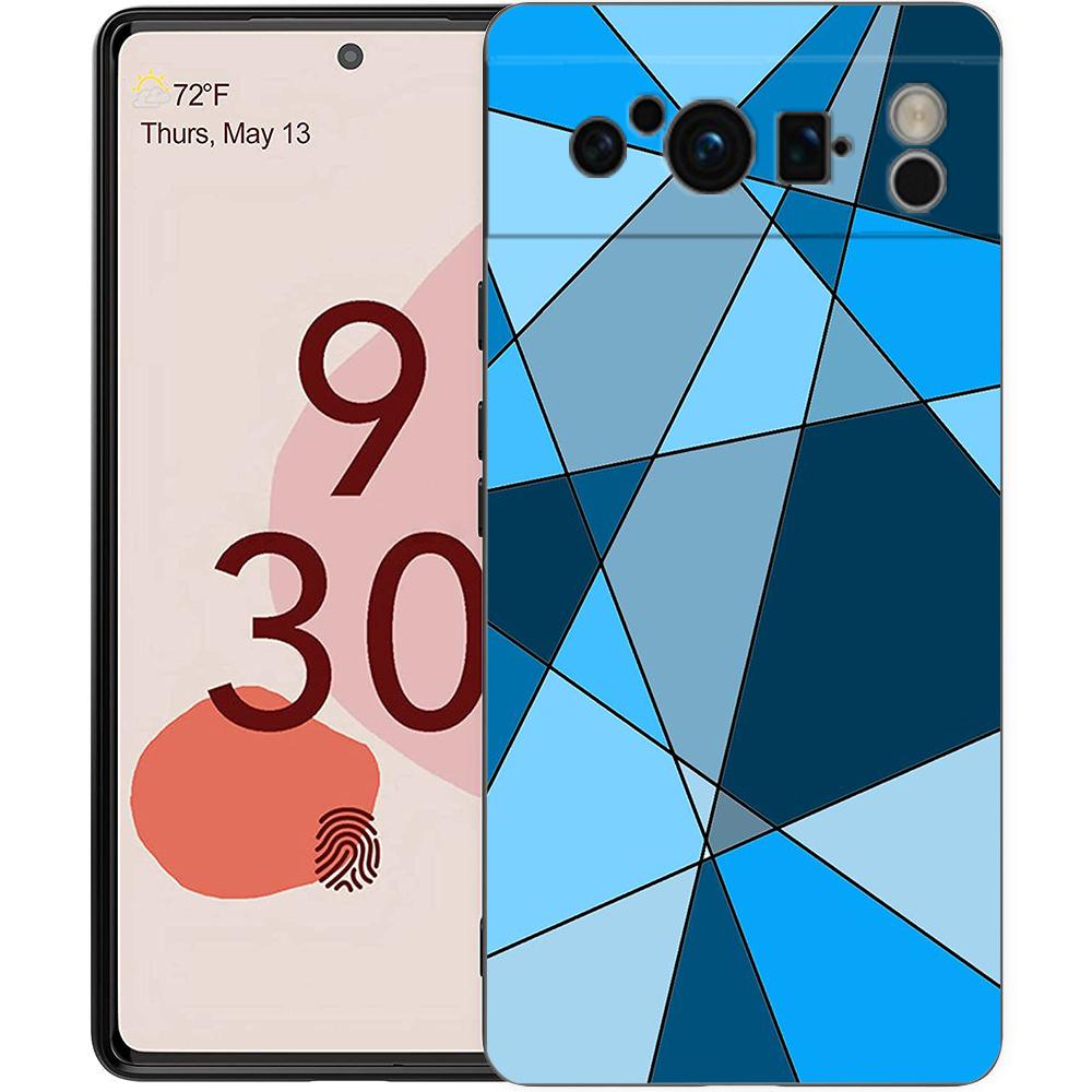 For Google Pixel 10 Pro Phone Case Pixel 9 Pro XL TPU Case Pixel 8 Pro 9A 8A 7A 7 6A 6 Pro Soft Cover Color Geometry Marble