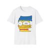 Smeared Marge - The Simpsons T-Shirt Tee Funny The Simpsons Gift T-shirt Men Women Kids V-Neck Tee Shirt Sweatshirt  Top