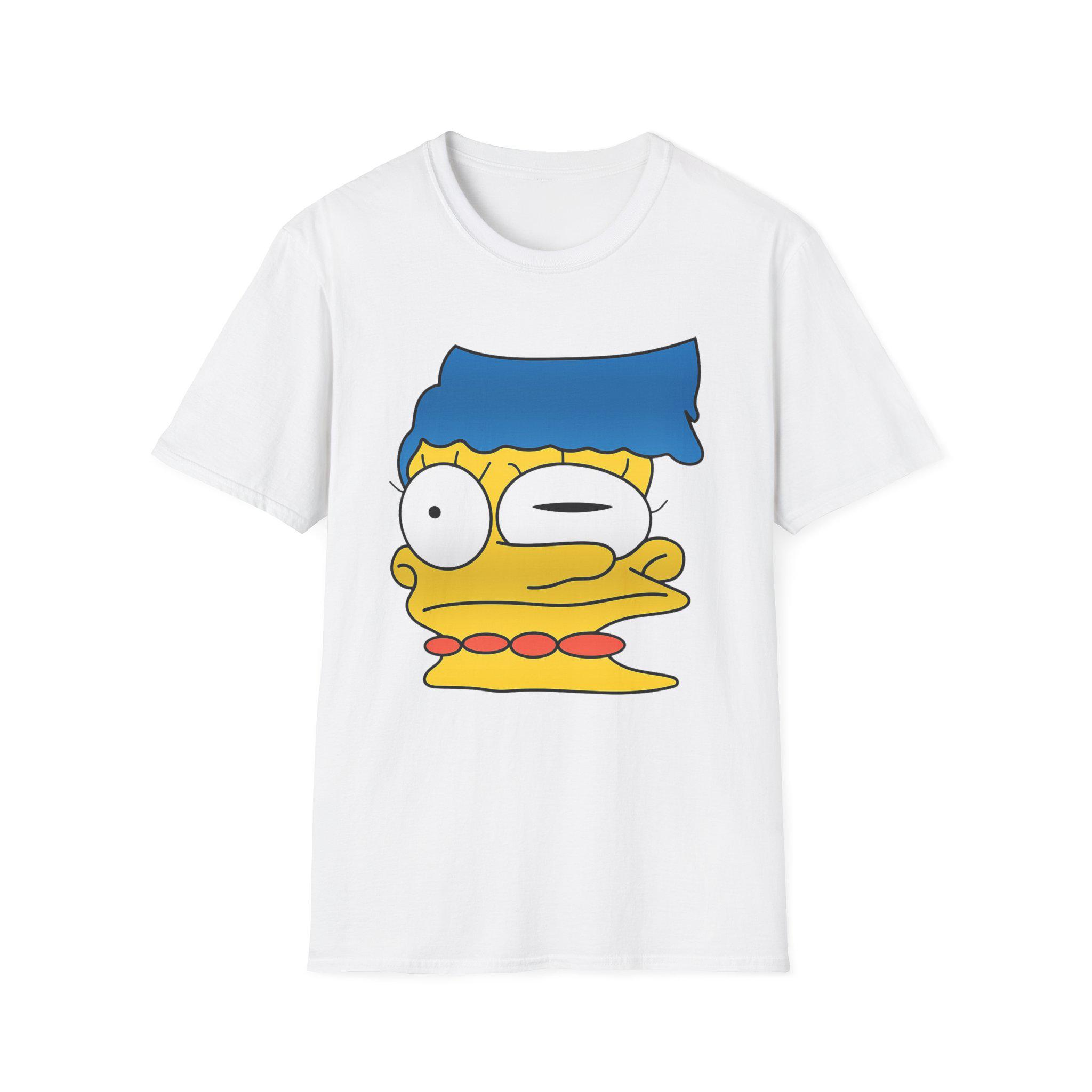Smeared Marge - The Simpsons T-Shirt Tee Funny The Simpsons Gift T-shirt Men Women Kids V-Neck Tee Shirt Sweatshirt  Top S разноцветный