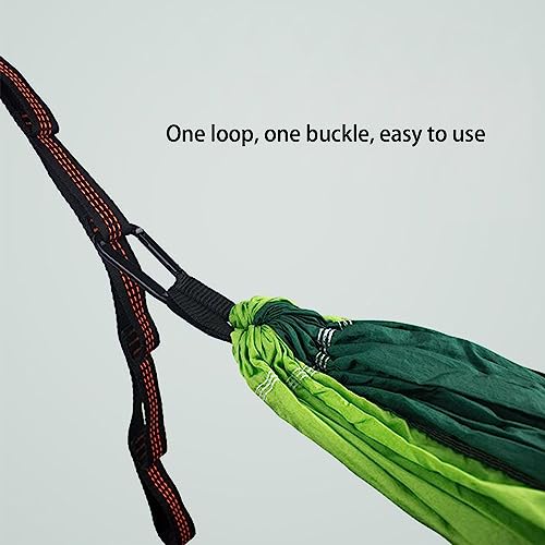 High-strength Load-bearing Hammock Strap Set (including Reinforced Stitched and Woven Stretch-resistant Polyester Strap with High-strength Mountainee
