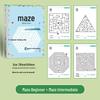 Children's Maze Book: Whole Brain Thinking & Intelligence Development for Ages 3-6 with 8 Focus Puzzles