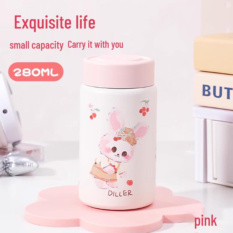 Dilebaier Mini Portable 316L Stainless Steel Insulated Bottle