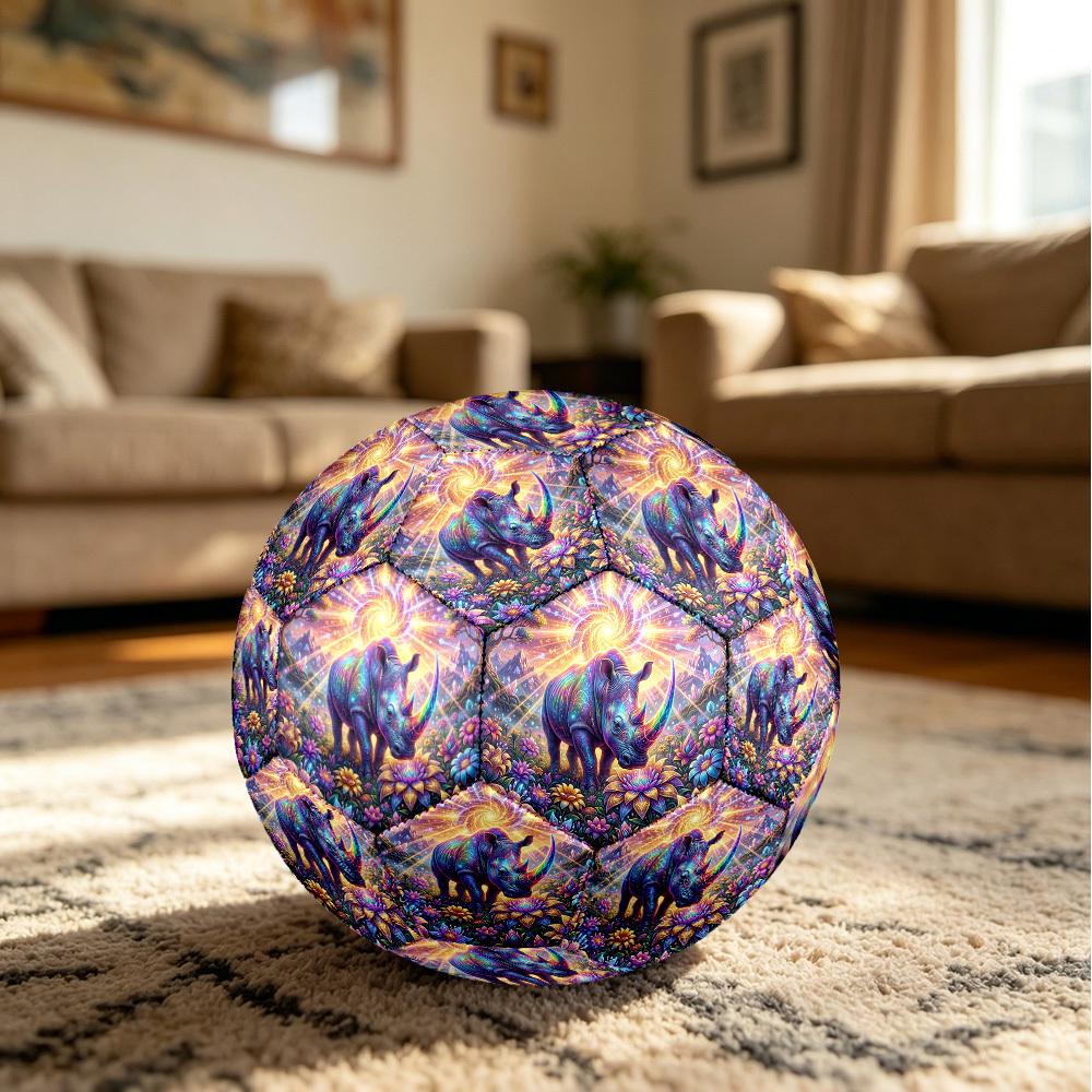 1pc Rhino Garden Durable Size 5 Soccer Ball Professional Match Training Football Indoor &Outdoor Sports Ball p60148
