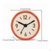 Suction Cup Wall Clock NoTools with WaterResistant for Renters, Students,