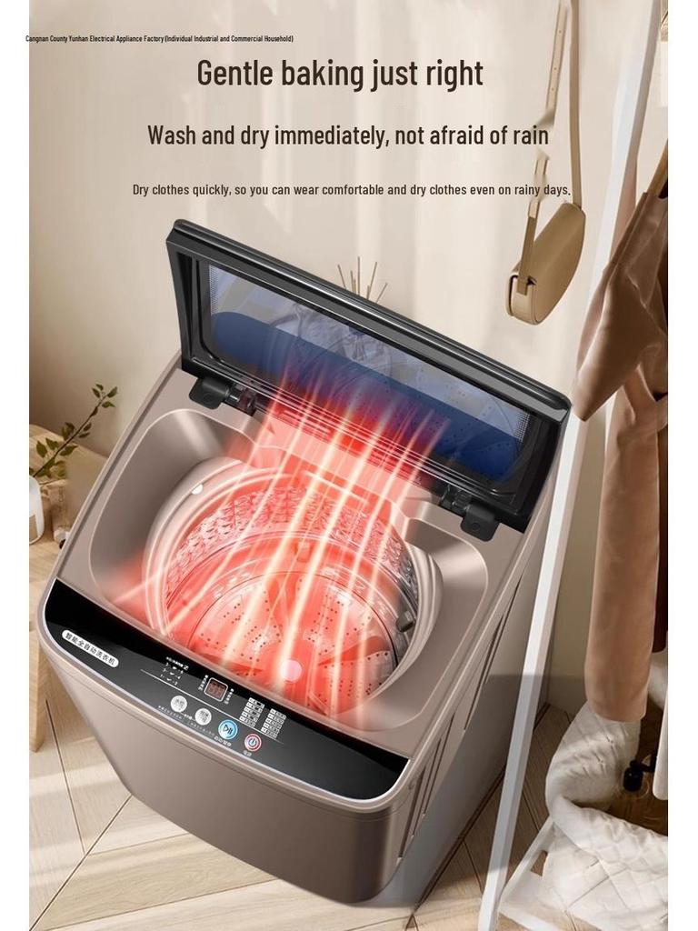 20 Fully Automatic Washing Machine, 12/15 kg Capacity, Ideal for Large Homes, Dorms, and Rental Housing with Wash and Dry Capability.