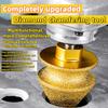 2-in-1 Diamond Core Drill Bit Suitable for Tiles, Marble, Quartz, Glass & Bathtub Chamfering/Polishing Tool - M14 Threaded Industrial Drill Bit