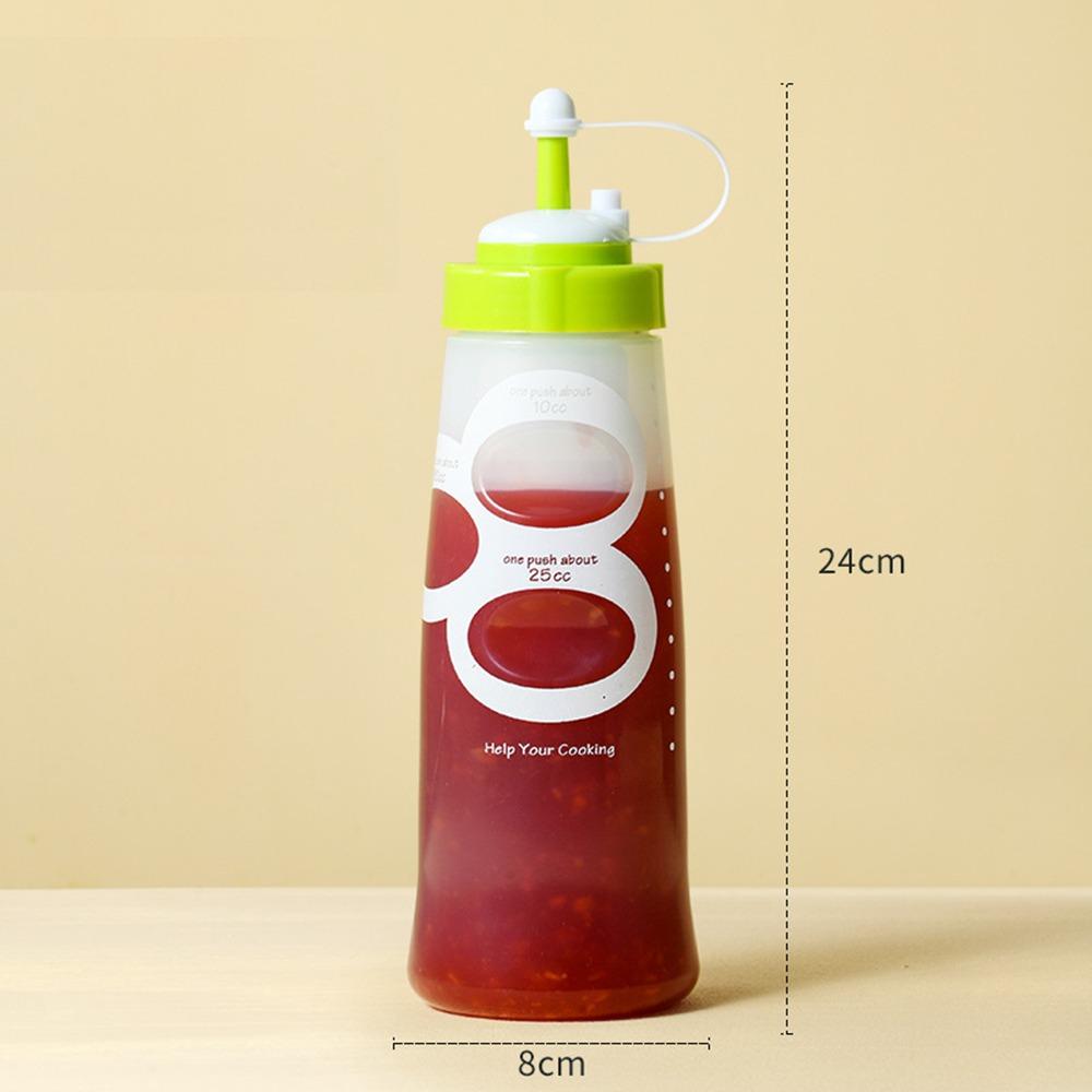 New 350ml 650ml Squeeze Sauce Bottle Plastic Large Capacity Tomato Catchup Dispenser Squeeze Bottles Picnic Cooker