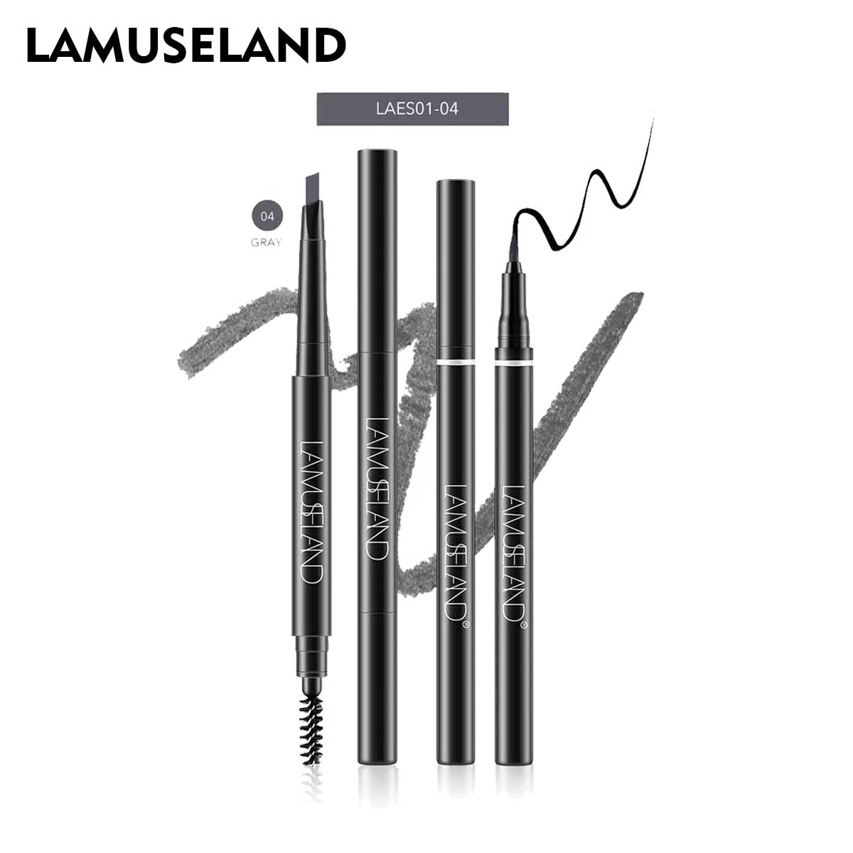 

LAMUSELAND 2 шт./компл. набор для макияжа, долговечный карандаш для бровей и водостойкая подводка для глаз