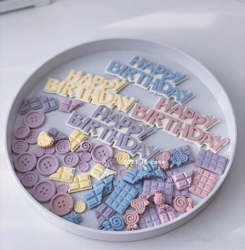 Silicone Number & Character Baking Mold