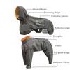 Wodoodporny Pies Raincoat Kombinezon Dla Średnich Dużych Psów Płaszcz Przeciwdeszczowy Zewnętrzna Odzież dla Zwierząt Szczeniak Doberman Labrador Husky Kurtka