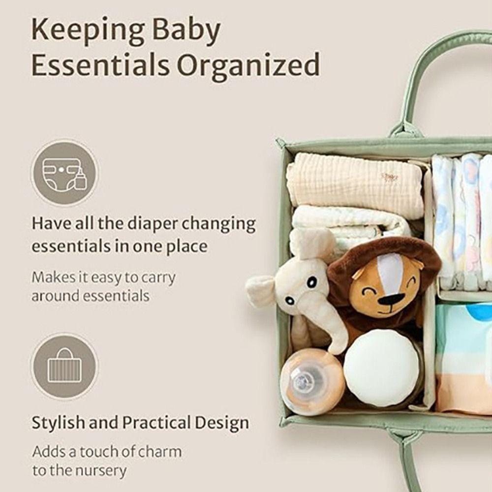 Large Capacity Baby Wipes Organizer Portable Diaper Storage Handbag Travel