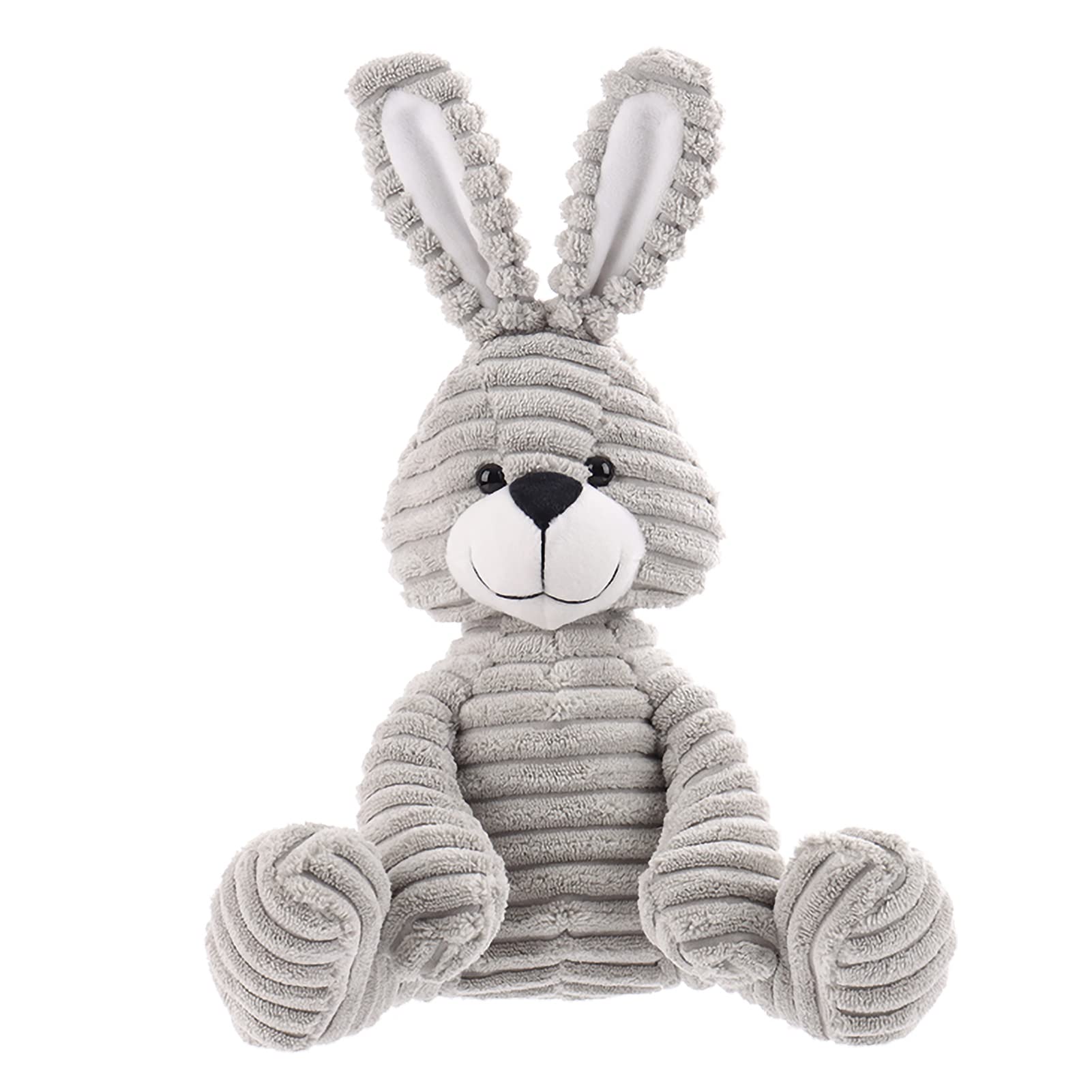 

Apricot Lamb Grey Corduroy Bunny Plush Toy for Soft and Fluffy Grey Corduroy Bunny for Girls and 23cm Kids, Cute, Boys, серый