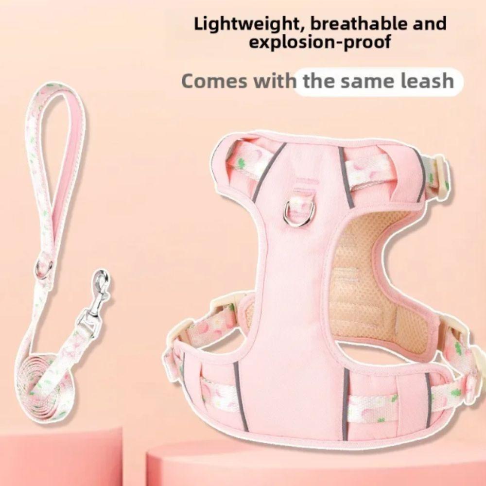 Vest Type Pet Harness Explosion Proof Breathable Harness Dog Gear Dog Vest  Outdoor Activities