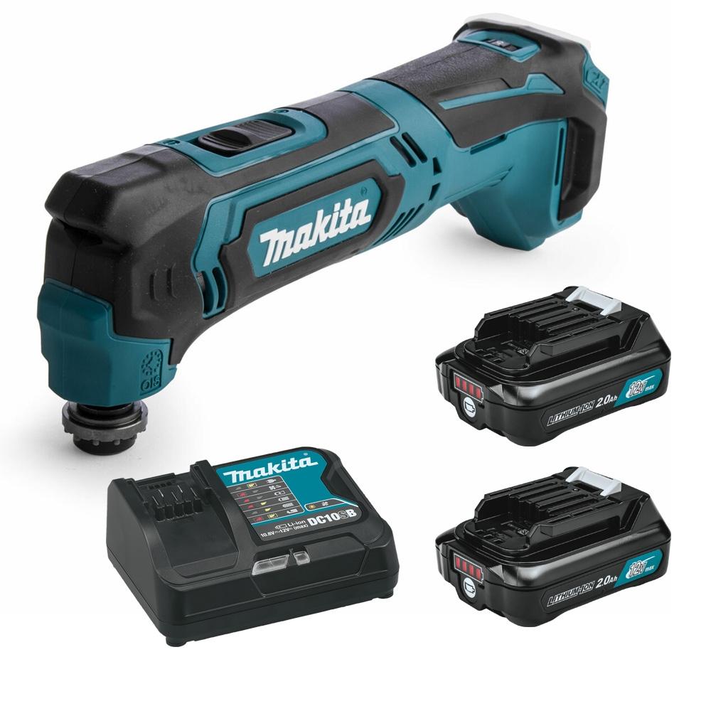 

[12 В] Аккумуляторный многофункциональный резак Makida TM30DSAE [набор из 2 шт., 2,0 Ач]