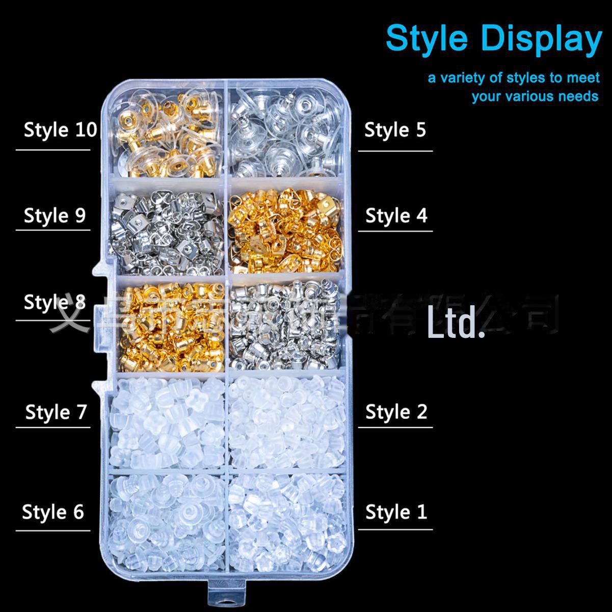 

Shein Ear Plug Set: Combination of Ear Studs, Back Plug, Plastic & Silicone for a Secure Fit