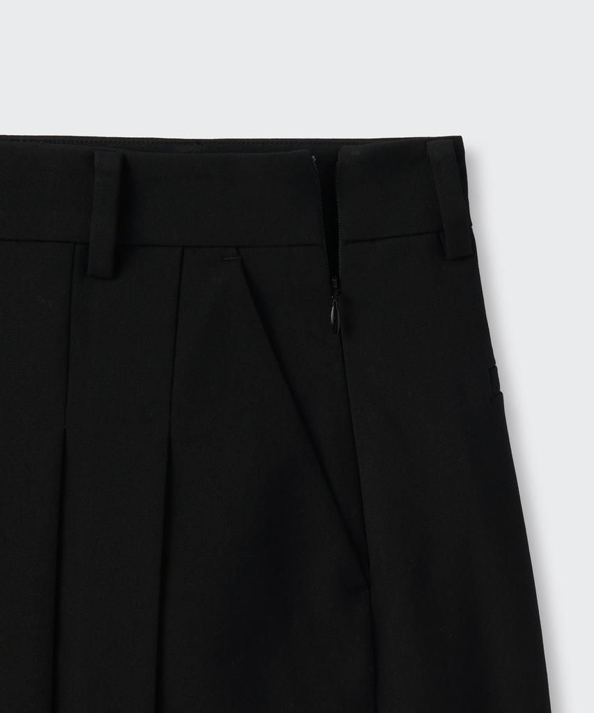 MUSINSA STANDARD WOMAN Women'S Mini Skirt Slacks [Black]
