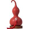 Yellow Clay Gourd Ceramic Ornament for Feng Shui: Fill Missing Corners In Southwest and Northeast, Enhance Gen Kun Palace, Balance Earth Elements.