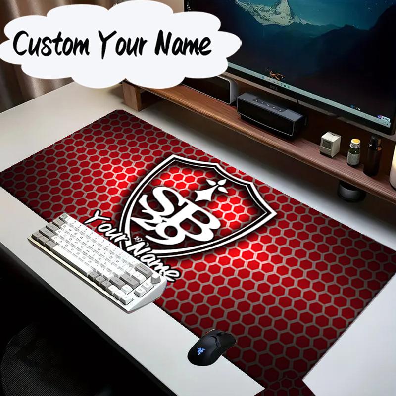 Custom Name Mouse Pad Sb29 Badge Emblem Mouse Pad Desk Mat, Non-Slip Rubber Backer Pad For Computer Notebook Gaming Mouse Pad Birthday Gift