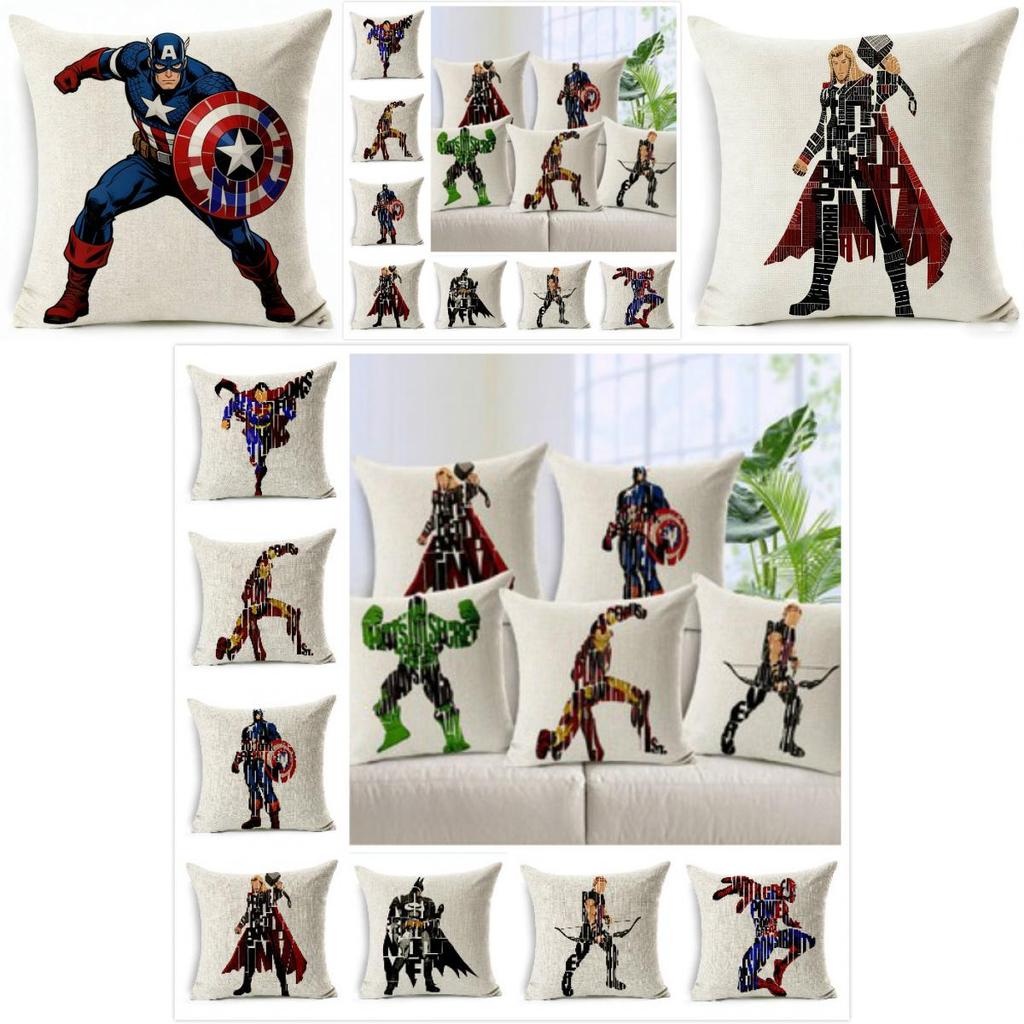 The Avengers Hawkeye Linen Cushion Cover For Home Bedroom Couch Decor
