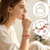 Days Christmas Advent Calendar for Women - Alloy Bracelet Jewelry Set with Surprises, Holiday Countdown Gift