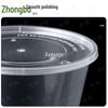 Zhongjun Disposable Round Transparent Food Container Set