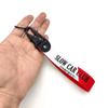 New JDM Keychain Japanese Nylon Key Tags Moto Keychain Inspirational Keyring Car Lanyard JDM Motorcycle Key Strap