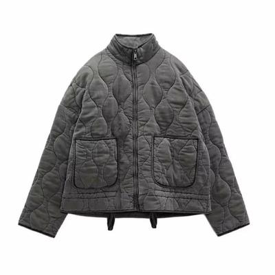 2025 Urban Casual Women's Washed Cotton Padded Jacket - Autumn/Winter