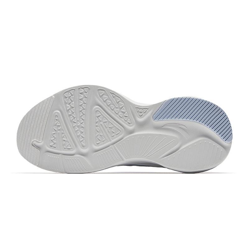 New Anta Leaf 1.0 Anti Slip Wear Resistant Low Top Casual Running Shoes Women's White Blue 122535515-3