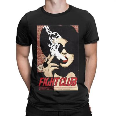 Funny Marla Singer Fight Club Poster for Men Crew Neck Cotton S S Unisex T-Shirt