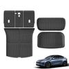 LUCKEASY for Tesla Model Y Juniper/Launch 2026 Rear Seat Backrest Protective Pad Cargo Liner Trunk Mat Anti-Kick Pad Accessories