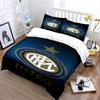 Motivo logo Inter Milan. Set lenzuola Set copripiumino Copripiumini Federe(1*Copripiumino 2*Federe senza imbottitura piumone)