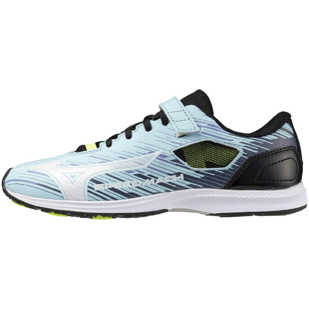 Mizuno Speed Mach 3 Junior Light Blue X White X Size for Perfect for Sports Days and School Commutes Shoes, Purple, 23.0 Cm, 2E, Boys, Lightweight,