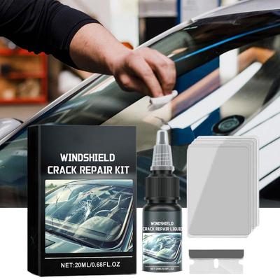Windschutzscheiben-Reparaturset, Autofenster-Kratzer-Reparaturset, Fahrzeugfenster-Risse, Glas-Reparaturset, schnelle Windschutzscheiben-Reparatur für Chips und