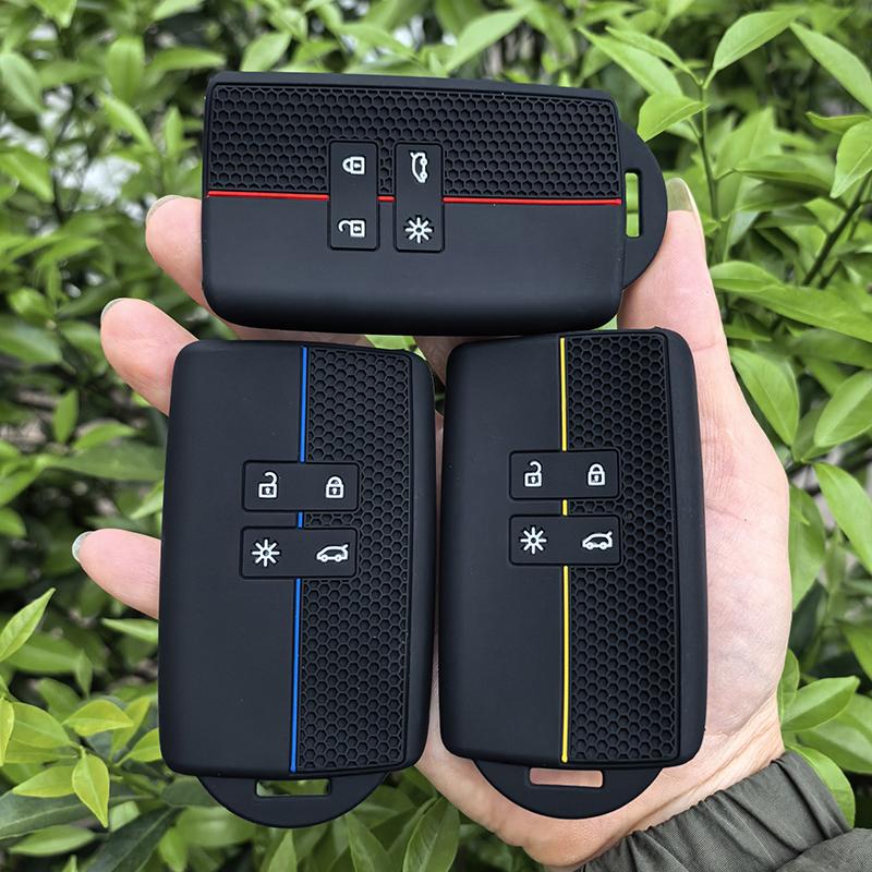 Copricasca Chiave in Silicone per Renault Austral Captur Arkana Koleos Zoe Scenic Dacia Sandero Duster Logan Jogger Kadjar Clio Megane
