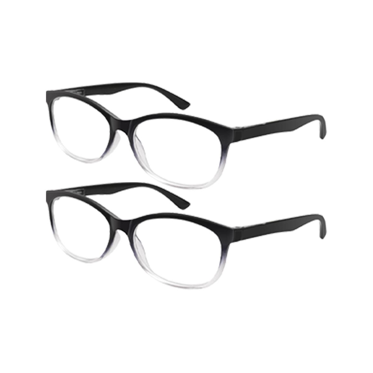 

2PCS Automatic zoom glasses blue light blocking reading glasses gradient color framessuitable for both men and women