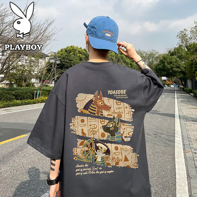 PLAYBOY Men s Loose Fit Short Sleeve T-Shirt L