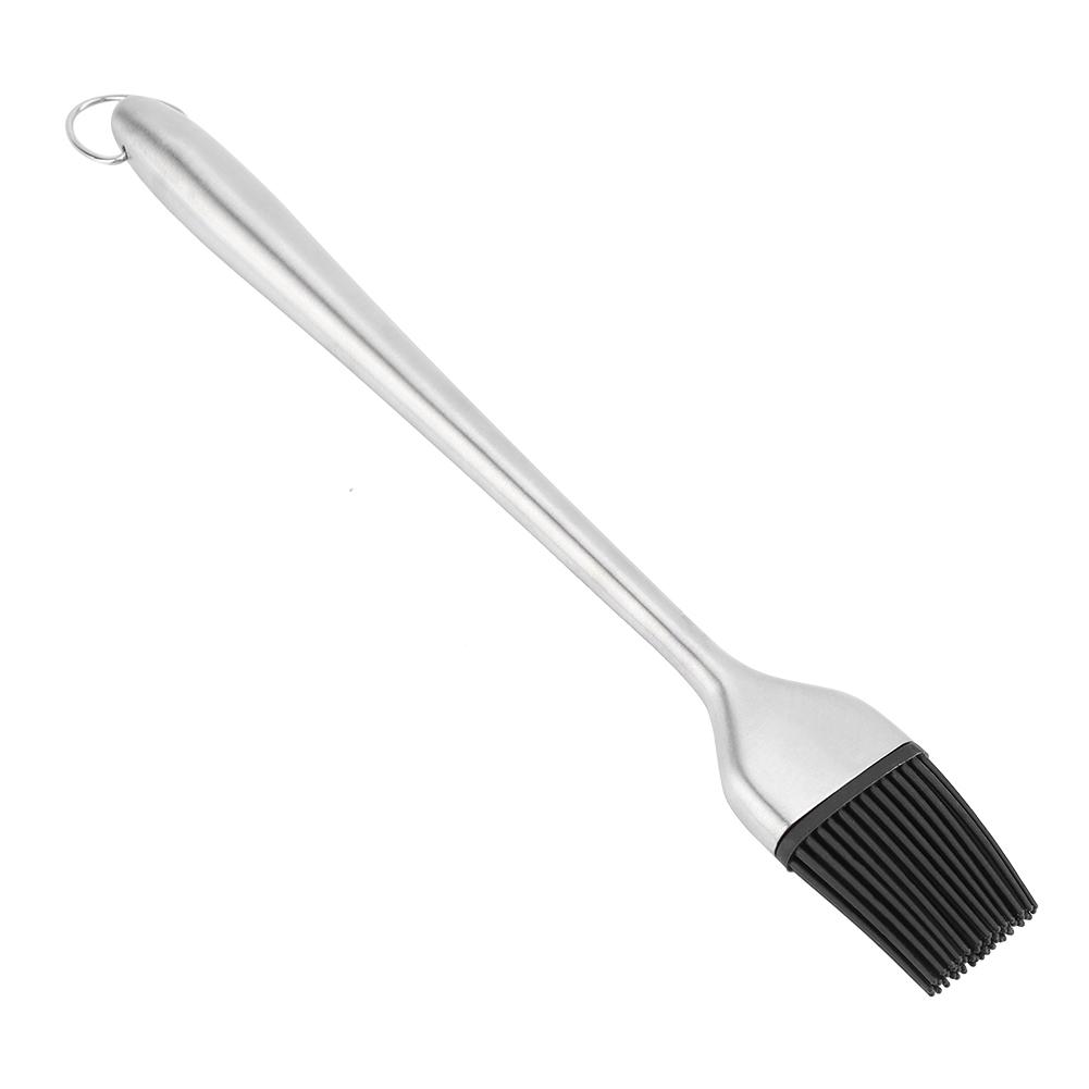 Silicone BBQ Oil Brush Basting Pastry Cake Baking Brushes with Stainless Steel Handle
