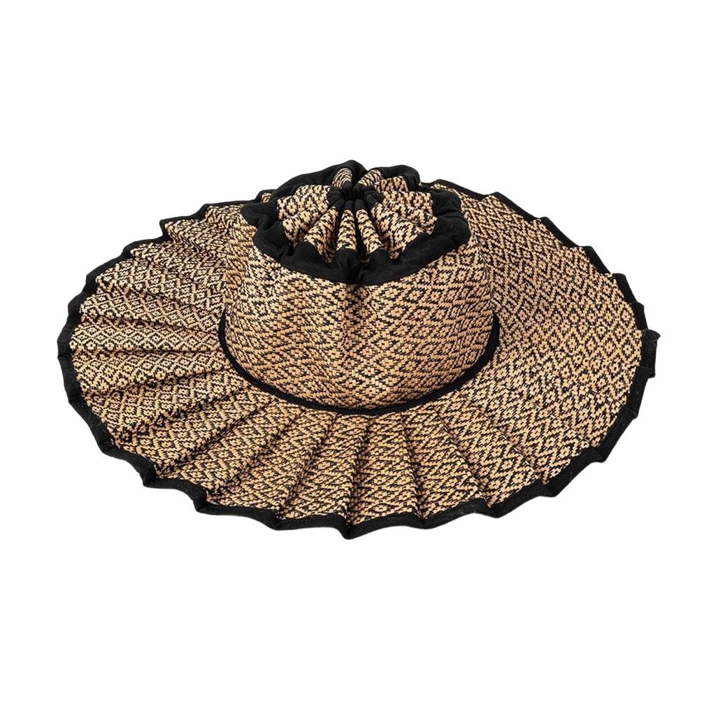 Cappello Pieghevole a Pieghe alla Moda da Donna per il Sole Casual Versatile