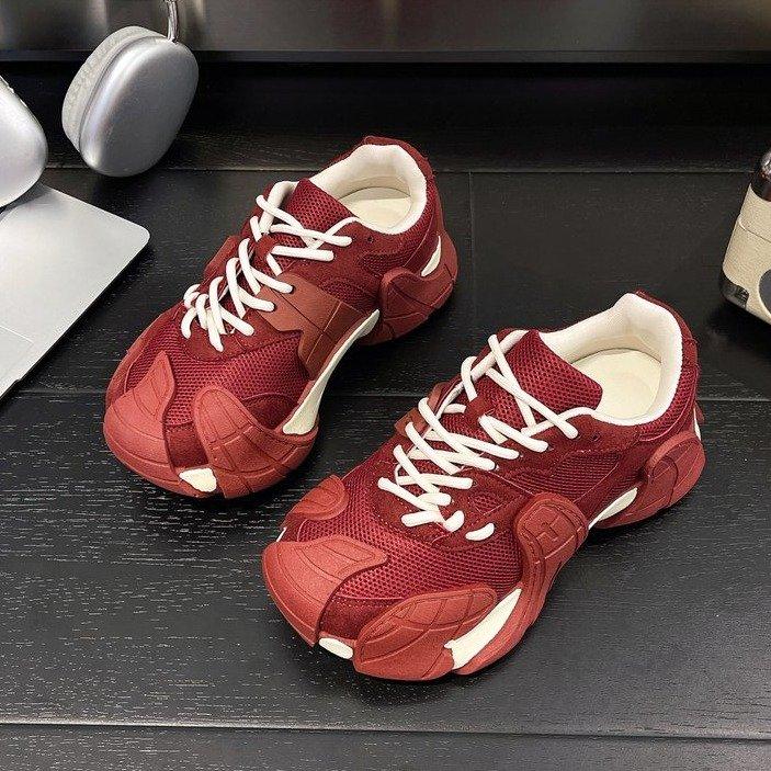 Women's 2025 New Sle Eight-Armed Sea Urchin Breathable Sports Oes Dad Oes Increased Height Casual Oes Outdoor Wind