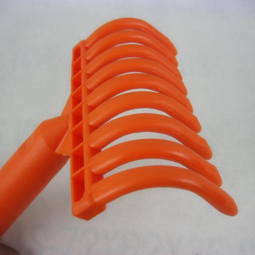 Small Yard Leaf Rake Lightweight 9 Tines Garden Rake Ergonomic Rake for Lawn