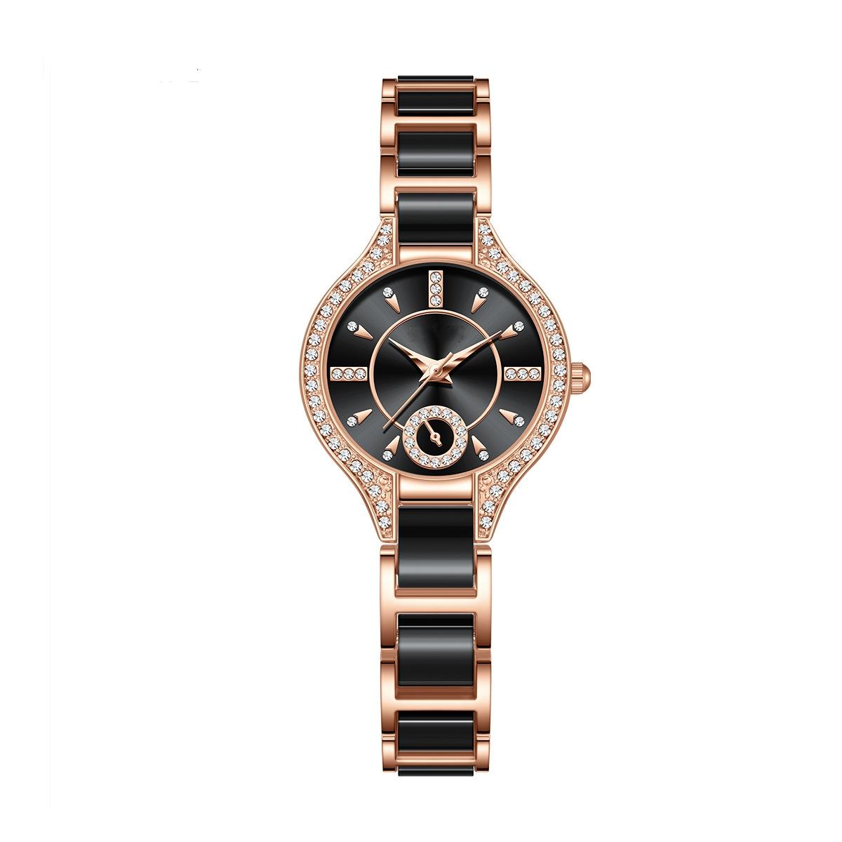 

Quartz Watch Women s Rhinestone Wristwatch Casual Ladies Dress Bracelet Watches