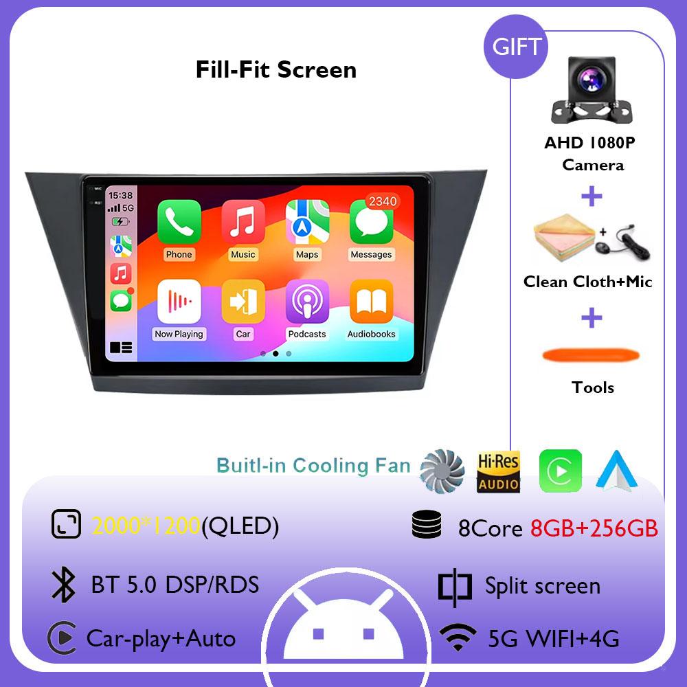 Radio auto Android 14 Pentru Toyota Prius Plus V Alpha 2012 - 2017 LHD Player Multimedia Navigație GPS DSP Carplay Auto Stereo