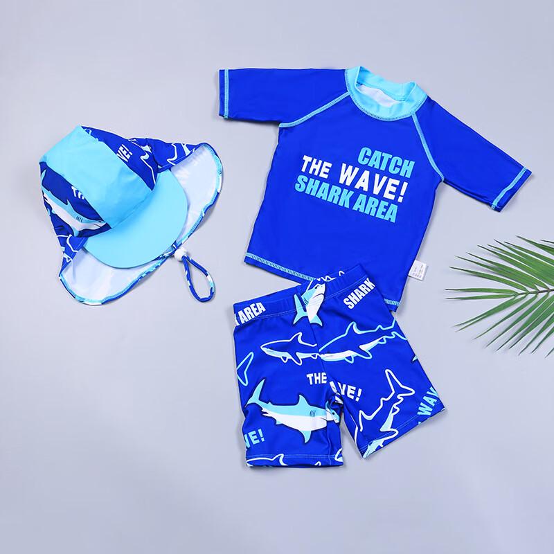 Boys  Cartoon Separate Swimsuit Set 1